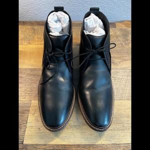 Cole Haan Grayson Chukka Black Leather Men's Size 13 Dress Boot-C24142 Worn Once